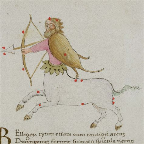 Zodiac sign of SAGITTARIUS in a 15th century manuscript | Flickr