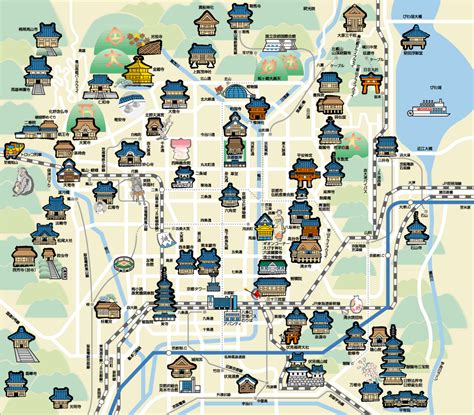 kyoto map - Google 搜索 | 京都 マップ, 地図 京都, 京都