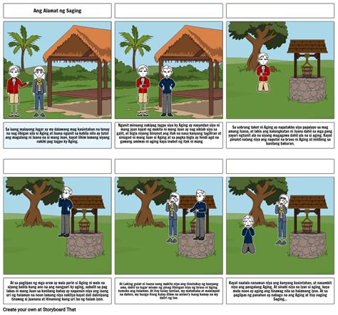 Alamat ng saging Storyboard por f1ead8bb