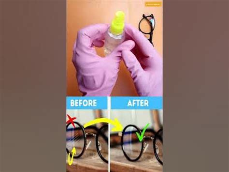 Remove Scratches from Eyeglasses - DIY Eyeglass Cleaner Solution Recipe ...