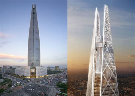 World’s newest mega-skyscraper opens in Seoul Lotte World Tower by Kohn Pederson Fox Associates ...