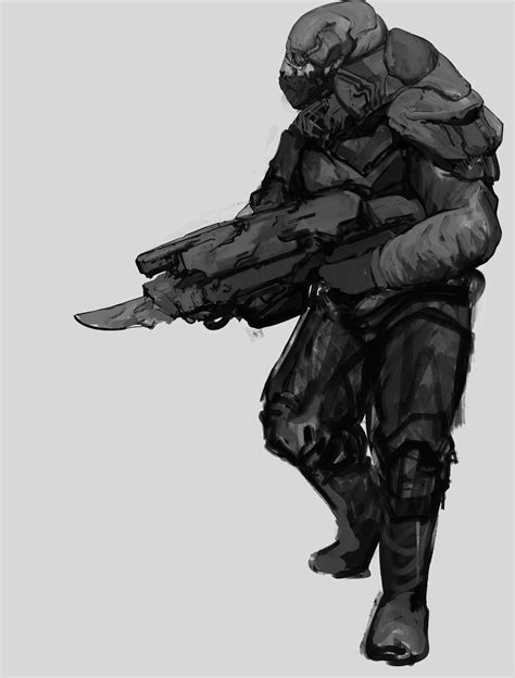 ArtStation - Sci Fi Soldier Concept