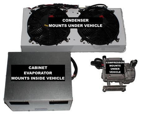 12V Undermount Air Conditioner for Class B Van, Trailer or Camper - 916 Evaporator | 12v air ...