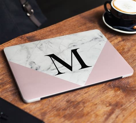 Marble Laptop Skin Sticker Name Notebook Vinyl Decal Dell Hp | Etsy