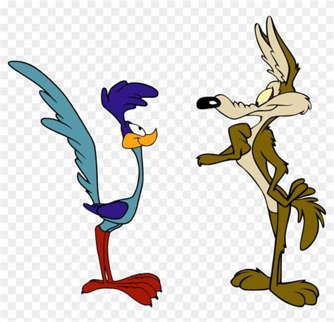 The Coyote And Roadrunner - Wile E Coyote And Road Runner. | Cute drawings, Looney tunes ...