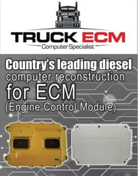 TRUCK ECM - Our truck ECM repair process involves...