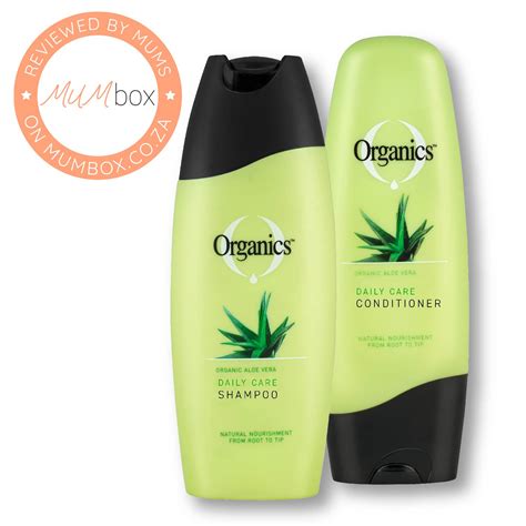 Organics Daily Care Aloe Vera Shampoo and Conditioner 400ml - MUMbox