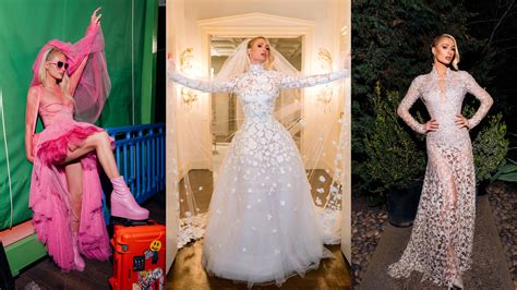 Every Single Dress Paris Hilton Wore During Her Marathon Wedding Weekend | British Vogue