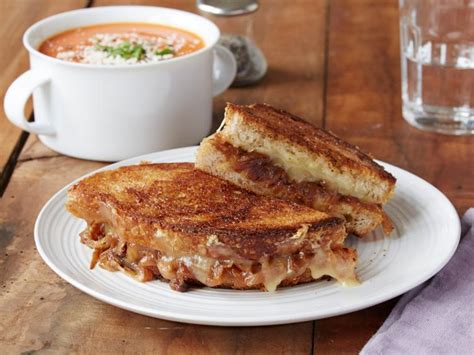 Grilled Cheese with Caramelized Onions : Recipes : Cooking Channel ...