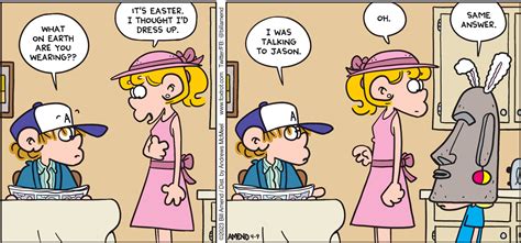 "Easter Outfits" | Easter | FoxTrot Comics by Bill Amend