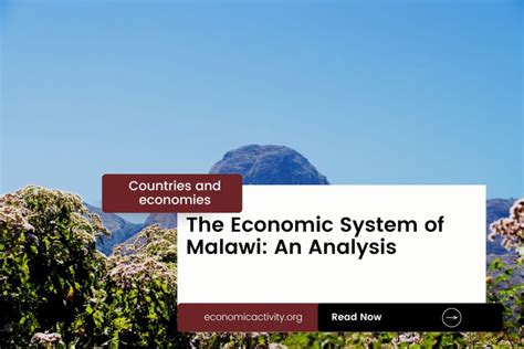 The Economic System of Malawi: An Analysis - Economic Activity