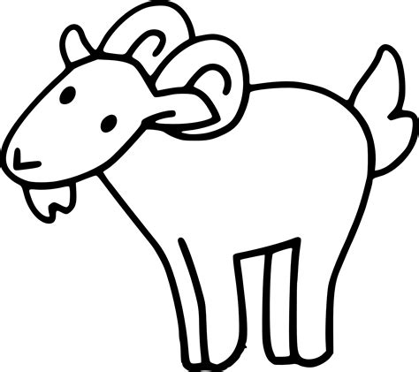 Goat coloring page - free printable coloring pages on coloori.com