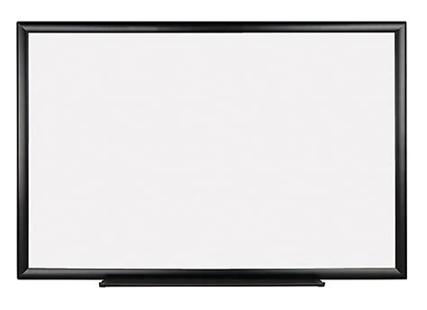 Realspace Magnetic Dry Erase Whiteboard Steel 24 x 36 White Black Aluminum Frame - Office Depot