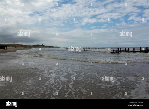 Happisburgh erosion of its beaches and low cliffs Stock Photo - Alamy