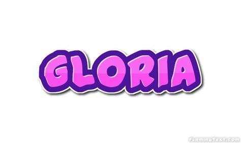 Gloria Logo | Free Name Design Tool from Flaming Text