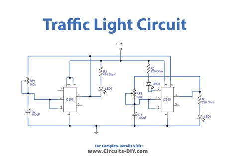 Traffic Light Circuit Using IC 555 | edu.svet.gob.gt