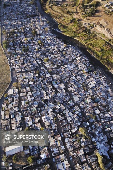 Aerial View of Diepsloot Squatter Camp Johannesburg, Gauteng Province, South Africa - SuperStock