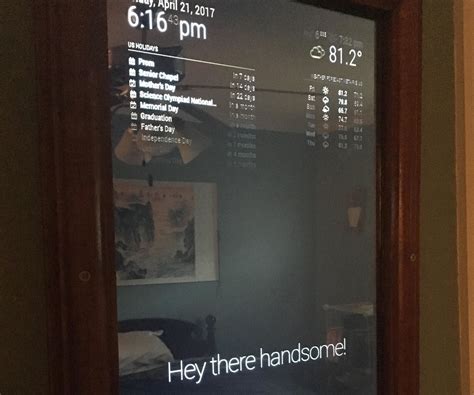 Smart Mirror -Raspberry Pi 3 : 5 Steps (with Pictures) - Instructables