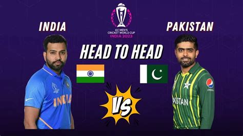 India vs Pakistan Head to Head Match Records in ODI, T20 and Test