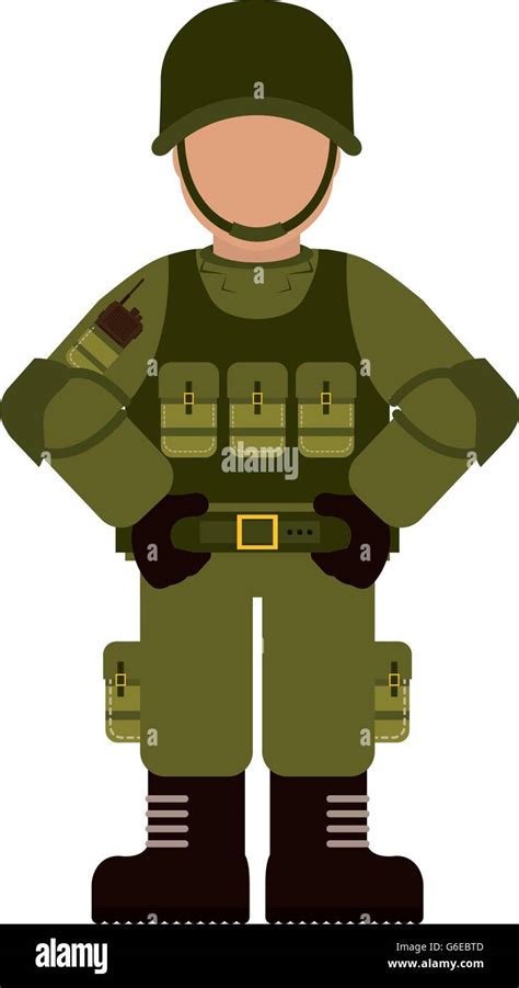 soldier icon. Armed forces design. graphic vector Stock Vector Image & Art - Alamy