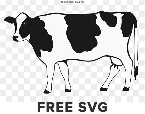 Free Cow Silhouette Svg Cut files for Cricut & Silhouette
