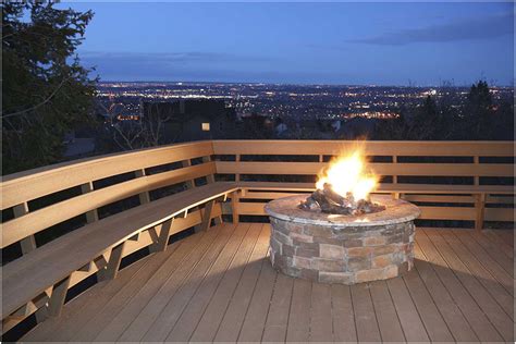 Beautiful Deck Designs with Fire Pit | Interior Design Ideas