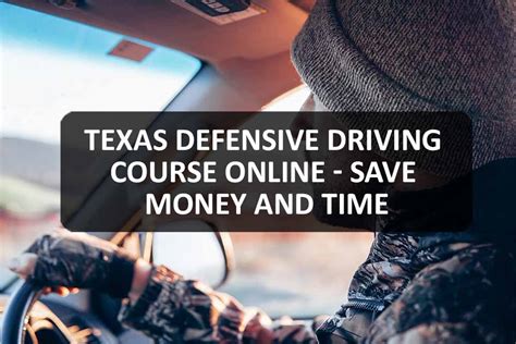 Texas Defensive Driving Course Online - Save Money And Time