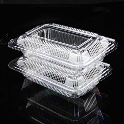 Transparent Disposable Plastic Box at Rs 2/piece | Plastic Packaging Boxes in Rajkot | ID ...