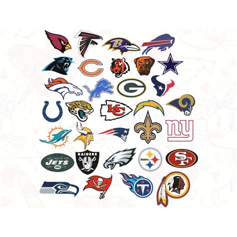 All teams NFL svg bundles 2 cowboys svgeagles svgfootball svg football gift football shirt fo ...