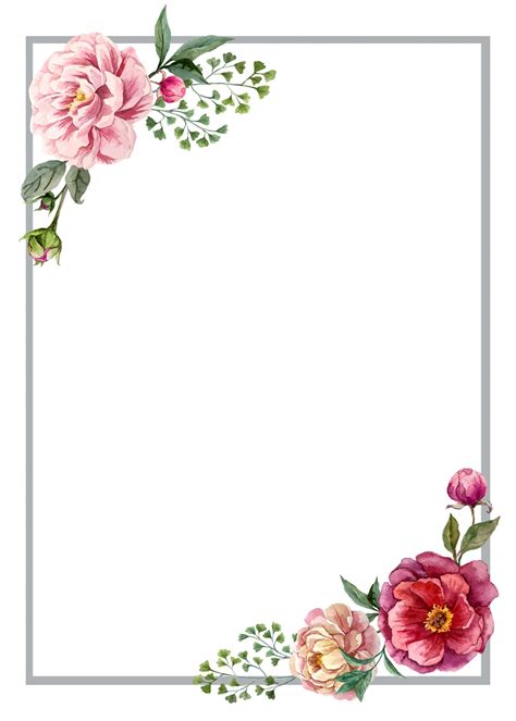 Floral Roses Invitation Card Free Stock Photo - Public Domain Pictures