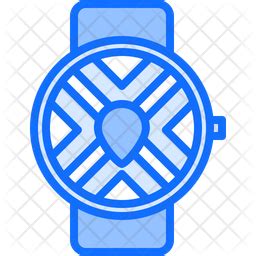 Smartwatch Gps Icon - Download in Dualtone Style