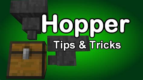 Minecraft Hopper Tutorial Part 1 - YouTube