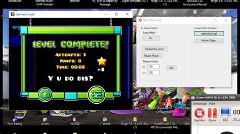 Geometry Dash Mod Menu Gd (Hack) - YouTube