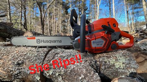 Breaking In The New Husqvarna 562XP! - YouTube