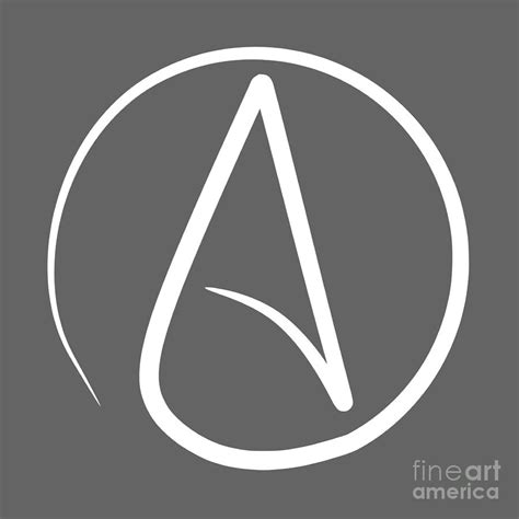 Atheist Symbol Digital Art by Frederick Holiday - Fine Art America