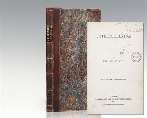 Utilitarianism John Stuart Mill First Edition Rare