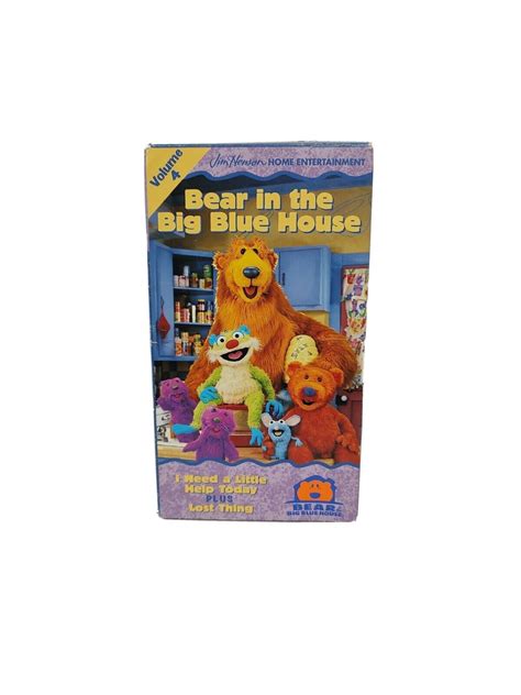 Bear in the Big Blue House Volume 4 VHS 1998 Slipsleeve Jim Henson Lost Thing 43396028395 | eBay