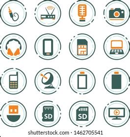 Hi Tech Vector Icons User Interface Stock Vector (Royalty Free ...