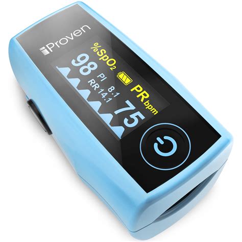 iProven Finger Pulse Oximeter Respiratory Rate, Oxygen Saturation ...