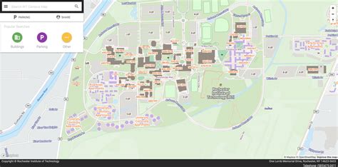 RIT Campus Map | Campus map, Map, Campus