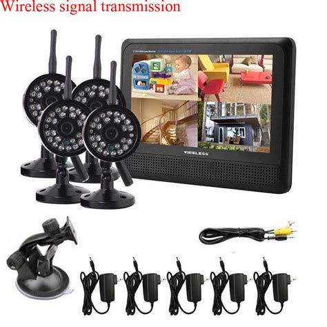 4 CH Quad picture Wireless CCTV DVR System , Video DVR Security Systems