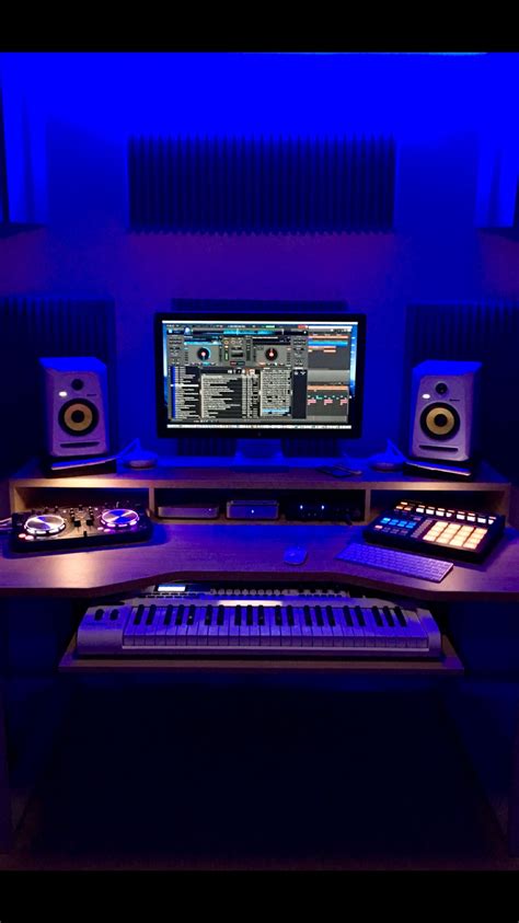 Pin by Darren Marshall on Music Production | Music studio room, Home studio music, Home studio setup