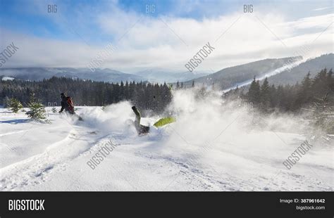 Skiing Racing Down Image & Photo (Free Trial) | Bigstock