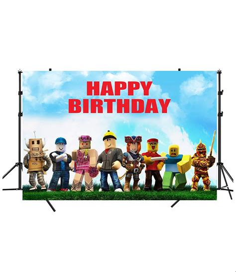 Roblox birthday backdrop sign | Birthday backdrop, Backdrops, Birthday