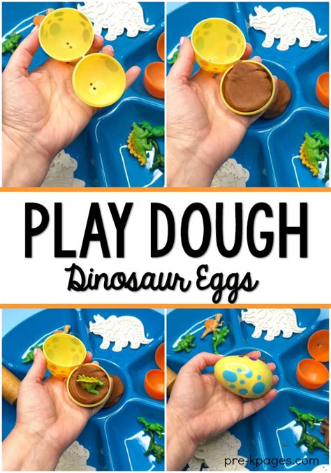 Dinosaur Play Dough Activity