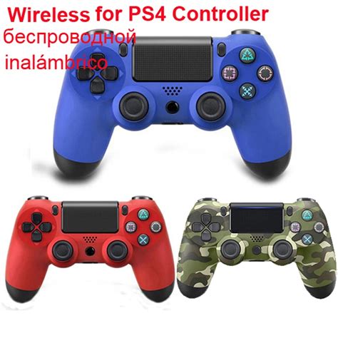 2019 Bluetooth Wireless Gamepad for Sony Playstation 4 PC Controller for PS4 DualShock Joystick ...