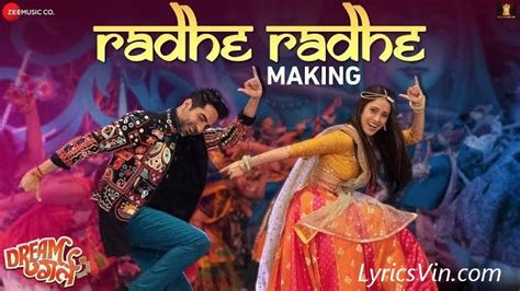 RADHE RADHE LYRICS – Dream Girl The Latest Bollywood News is that a new song from movie Dream ...