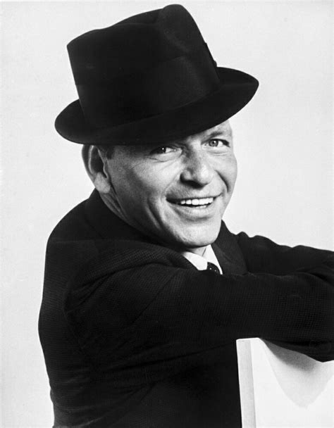 Posterazzi: Frank Sinatra smiling in Suit with Black Hat Photo Print (8 x 10) | Rakuten.com