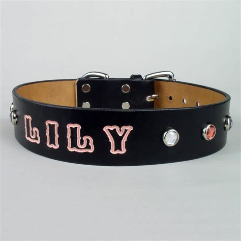 Personalized Leather Dog Collars - Custom Dog Collars