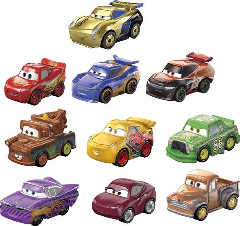 Buy Mattel Disney Pixar Cars Mini Racers Derby Racers Series 10-Pack ...